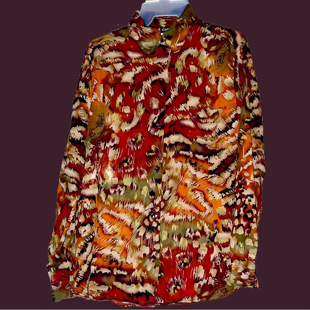 Cabrais Collection Sheer Blouse